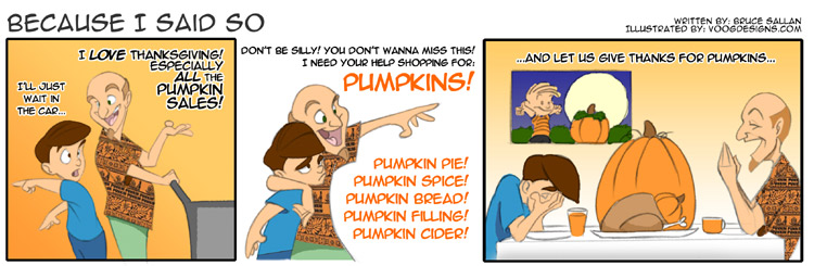 Because I Said So Comic - Pumpkin love