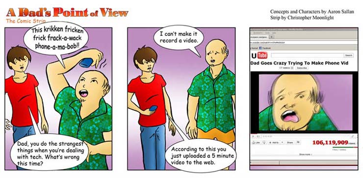 A Dads Point-of-View Comic Dad Goes Crazy