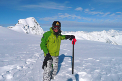Heli-skiing in The Adamants, 2008