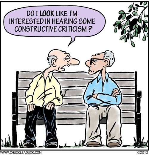 Cartoon Comic Unwanted Constructive Criticism