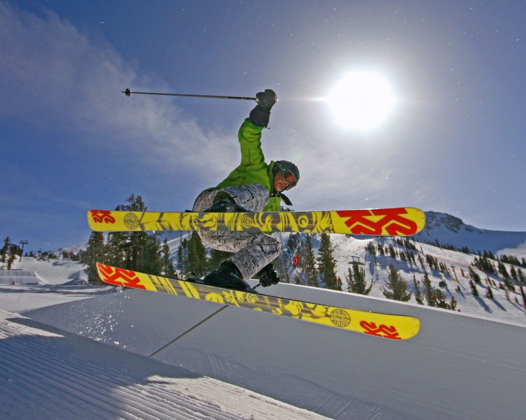 Bruce Sallan in the half-pipe