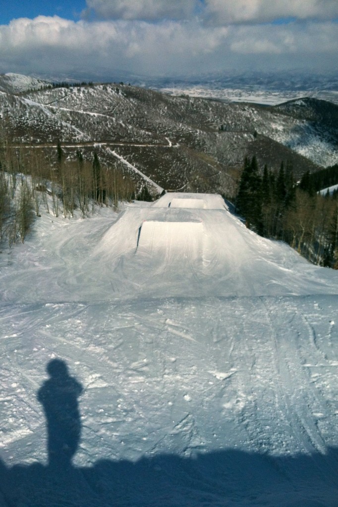 Ready to go for some air in the jumps