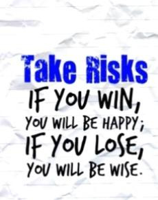 Great quote about taking risks