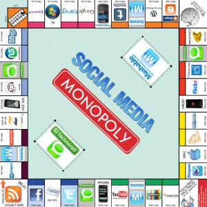 Monopoly game as Social Media