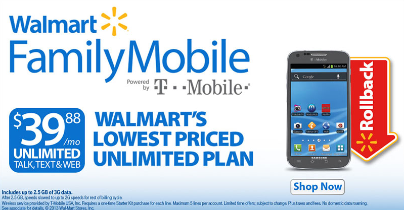 Value at Walmart Family Mobile