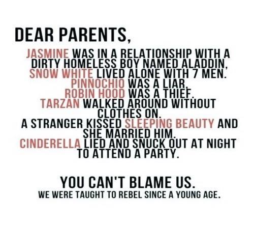 Dear Parents - on Teens