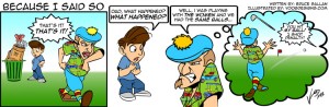 Golf cartoon