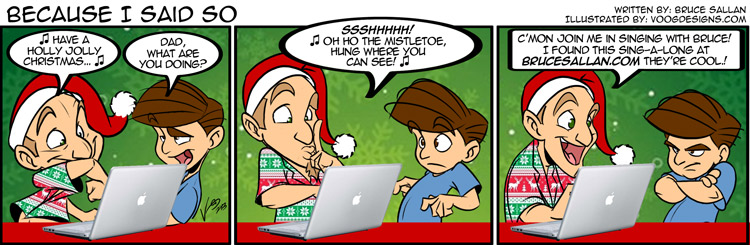 Christmas Because I Said So comic strip
