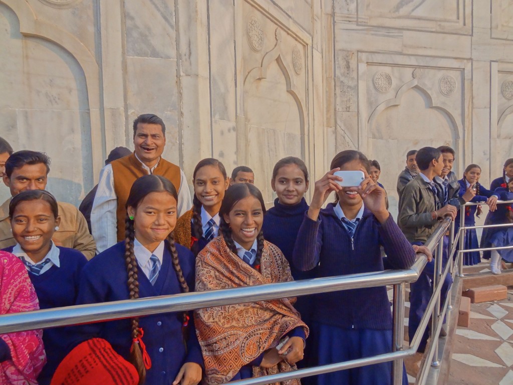 Happy Young girls in India