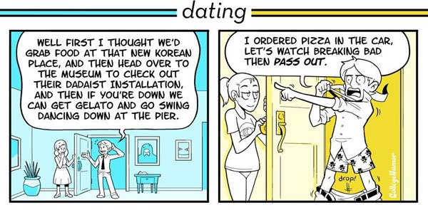 adult dating as contrasted with romance