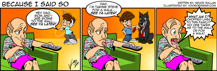 Dad and Son comic strip