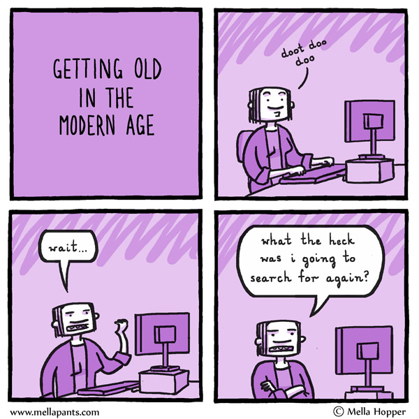 Getting Old in the Modern Age - comic