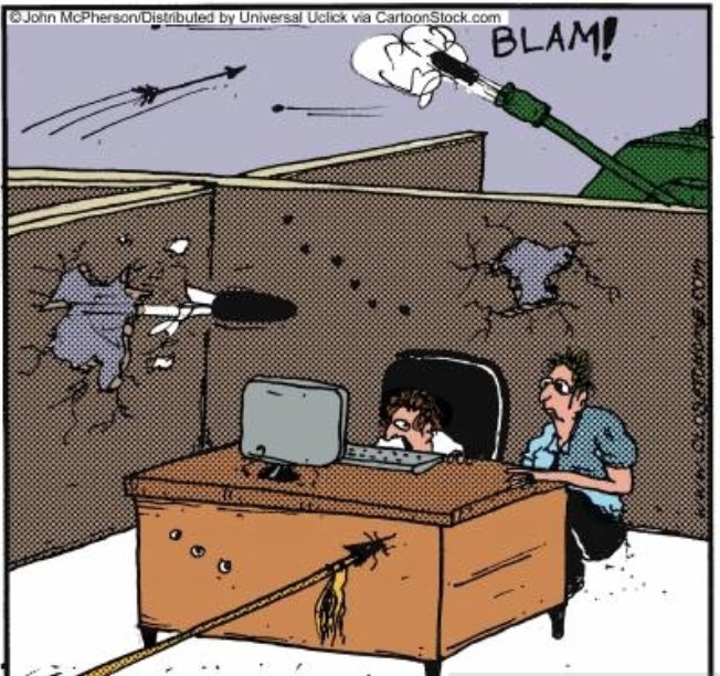 Comic about office politics