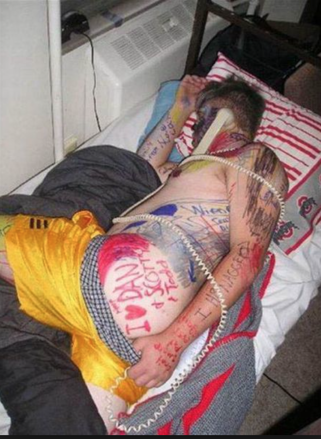 Teen Prank Sleeping Teen 39