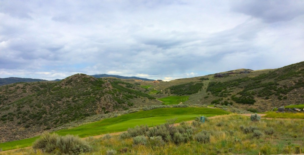 Canyon view with 8th green