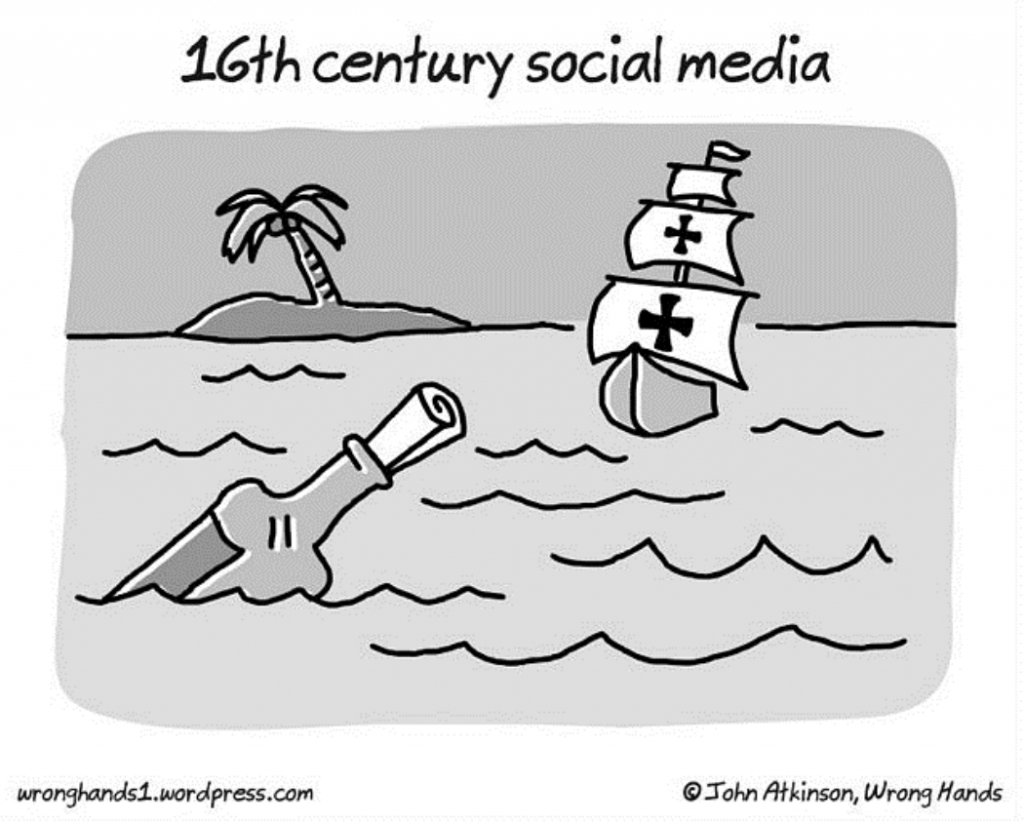 Social Media cartoon