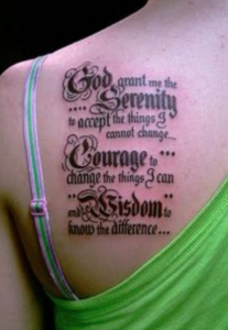 Do You Believe (in The Serenity Prayer)?