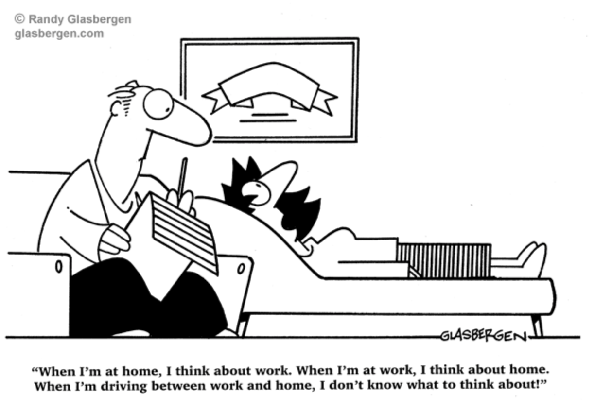 psychologist at work cartoon