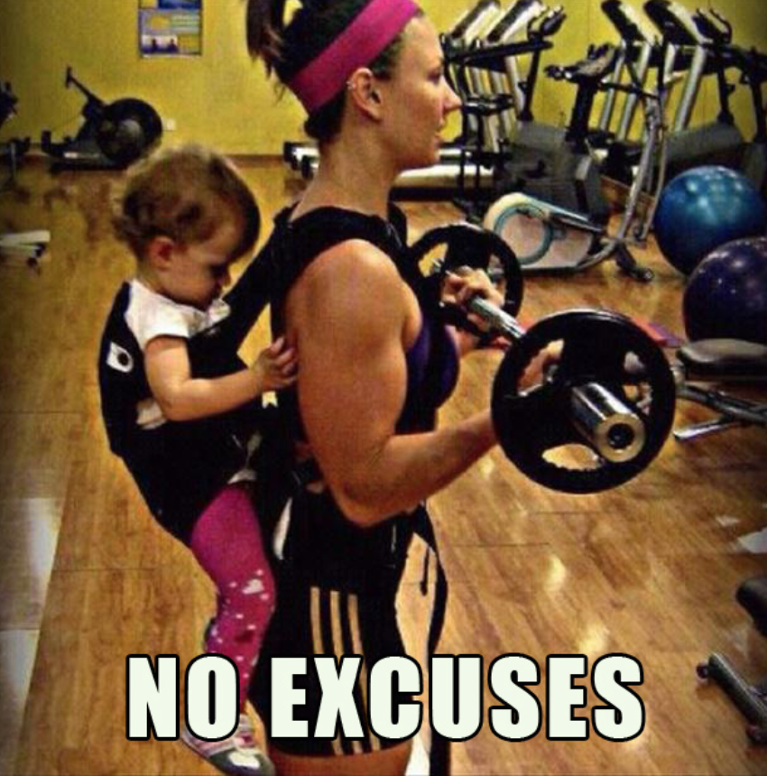 No excuses (to exercise)