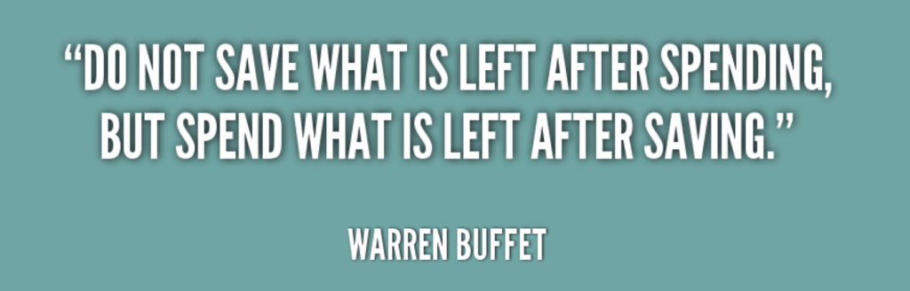 Quote about money by Warren Buffet