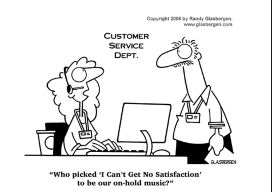 Satisfaction as song for Customer Service