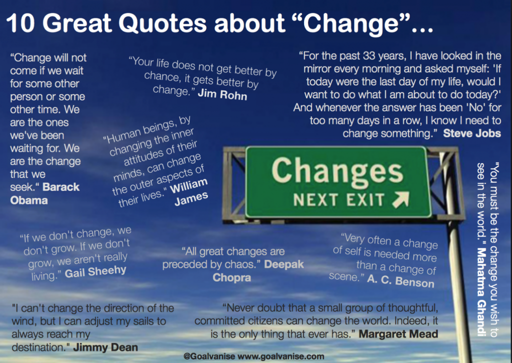 Ten Quotes About Change