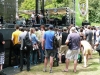 Son & Friend in Front of Stage