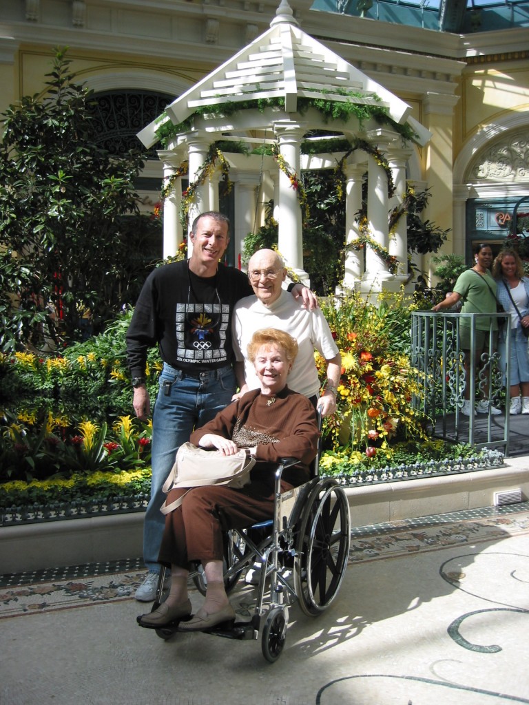 3 of us in Bellagio indoor garden #2 (better one)