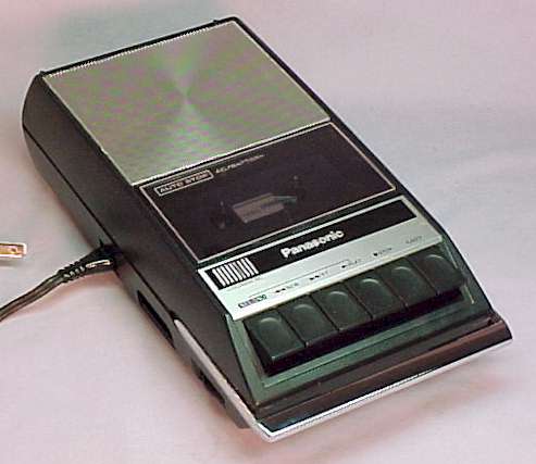 Panasonic portable tape cassette recorder