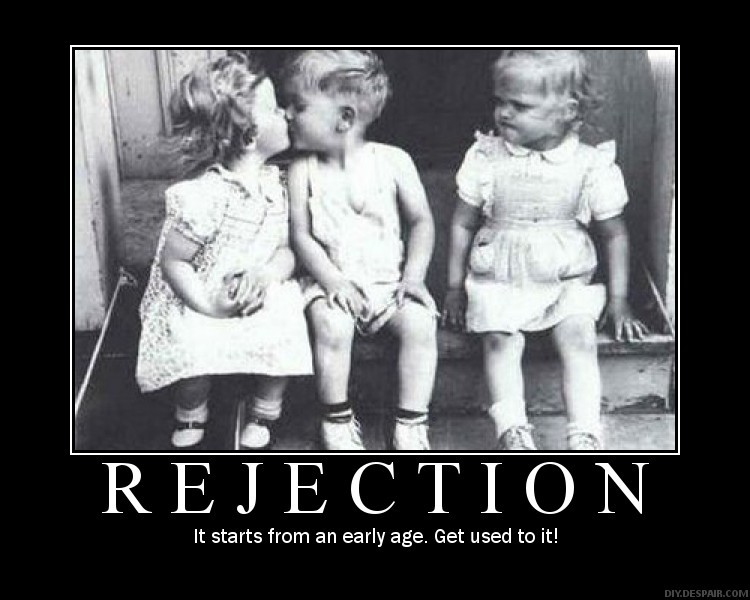 Little kid facing rejection