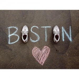 Running Shoes and a Heart for Boston