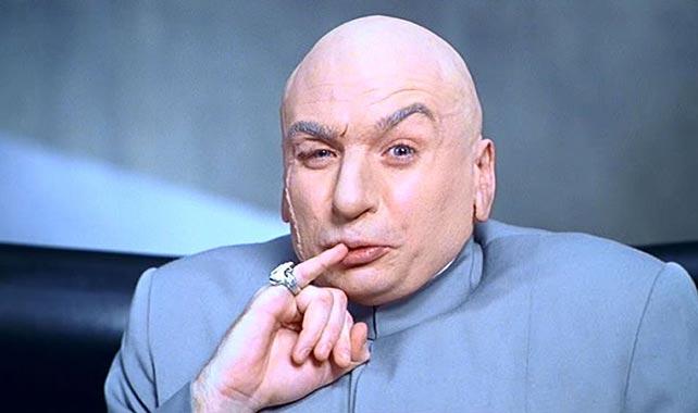 Dr. Evil demands One Billion Dollars