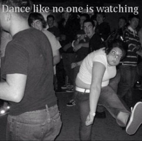 Funny dancing photo