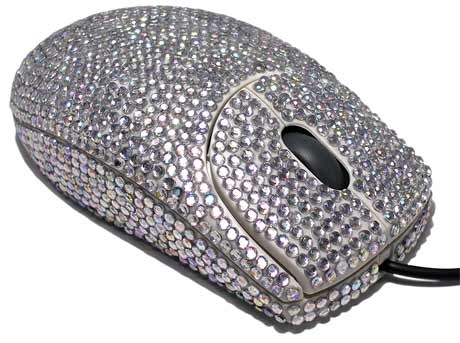 Mouse studded with bling
