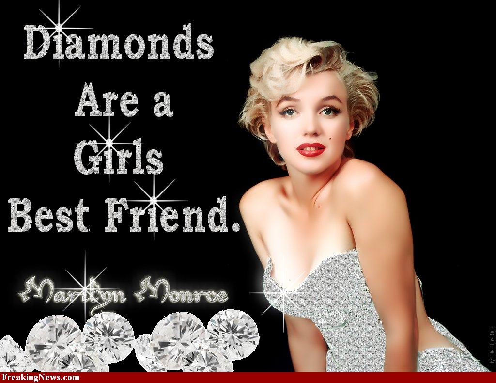 Marilyn Monroe and Diamonds