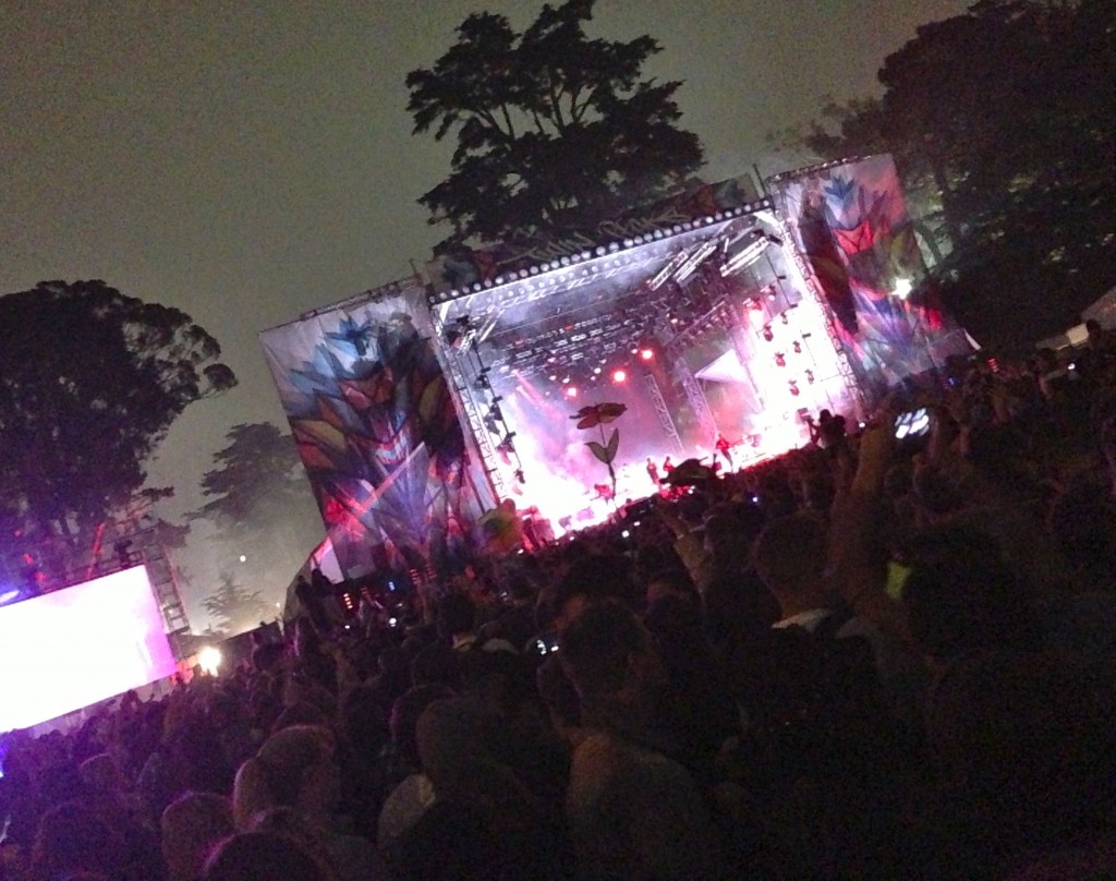 Phoenix performing at #OutsideLands