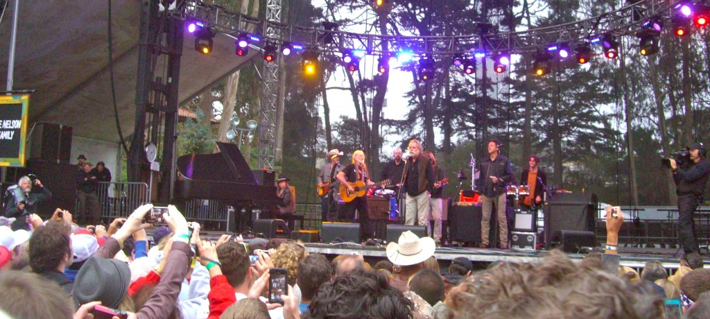 The Grateful Dead's Bob Weir with Willie Nelso