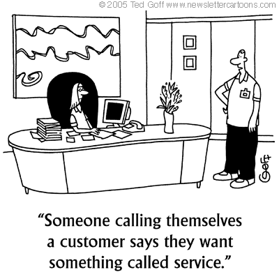funny customer service comic