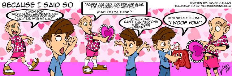 Comic strip about #ValentinesDay