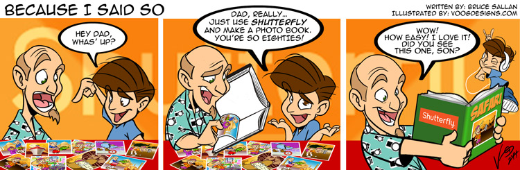 Comic strip about dads