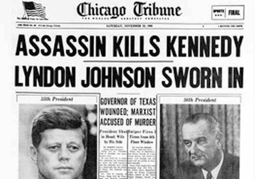 Chicago Tribune on JFK assassination