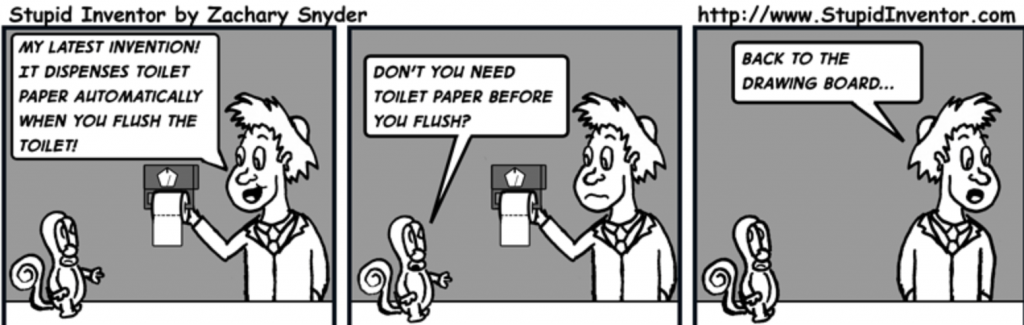 Comic about inventors