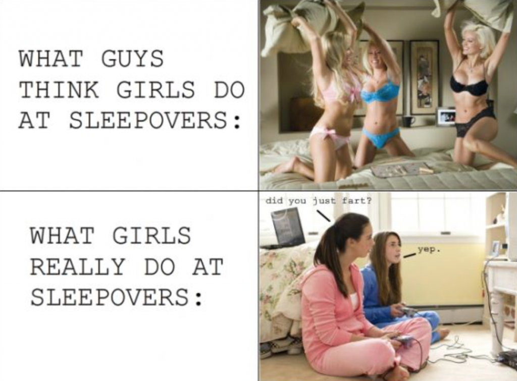 What really happens at a girl sleepover
