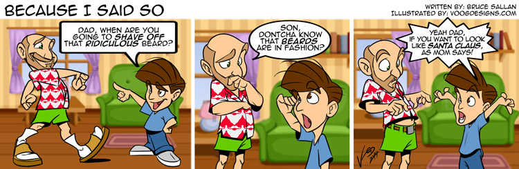 Dad comic strip