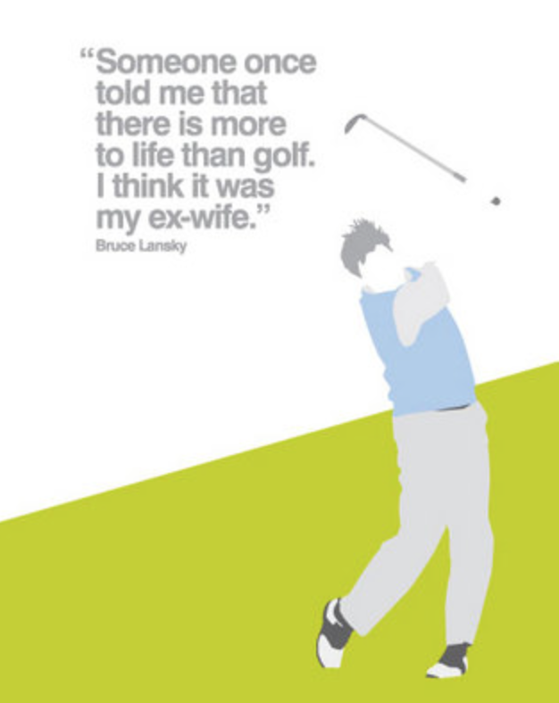 Golf quote