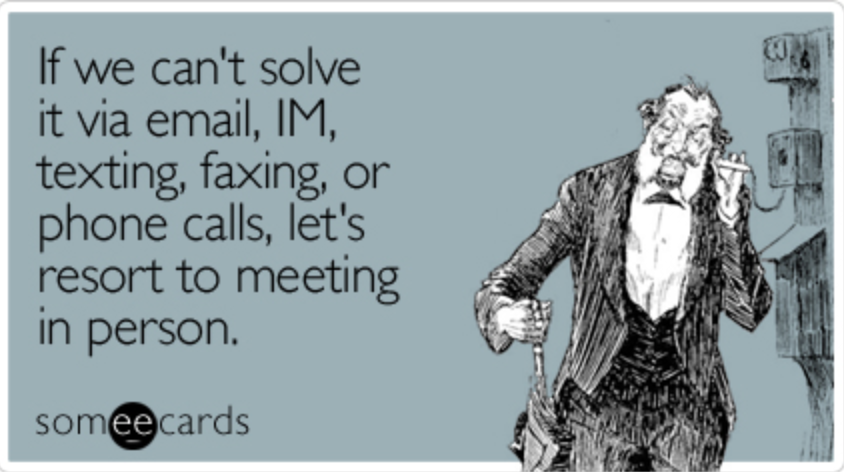 Email, Fax, Text, and IMs