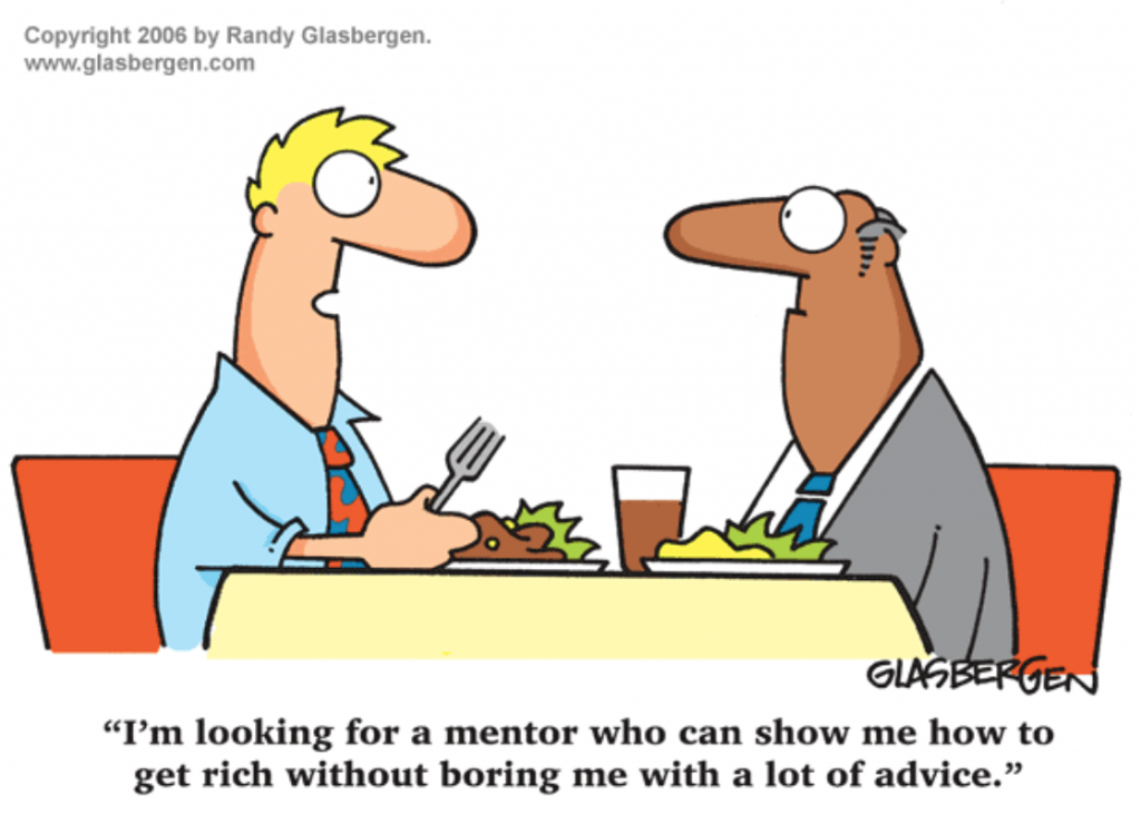 Mentoring cartoon