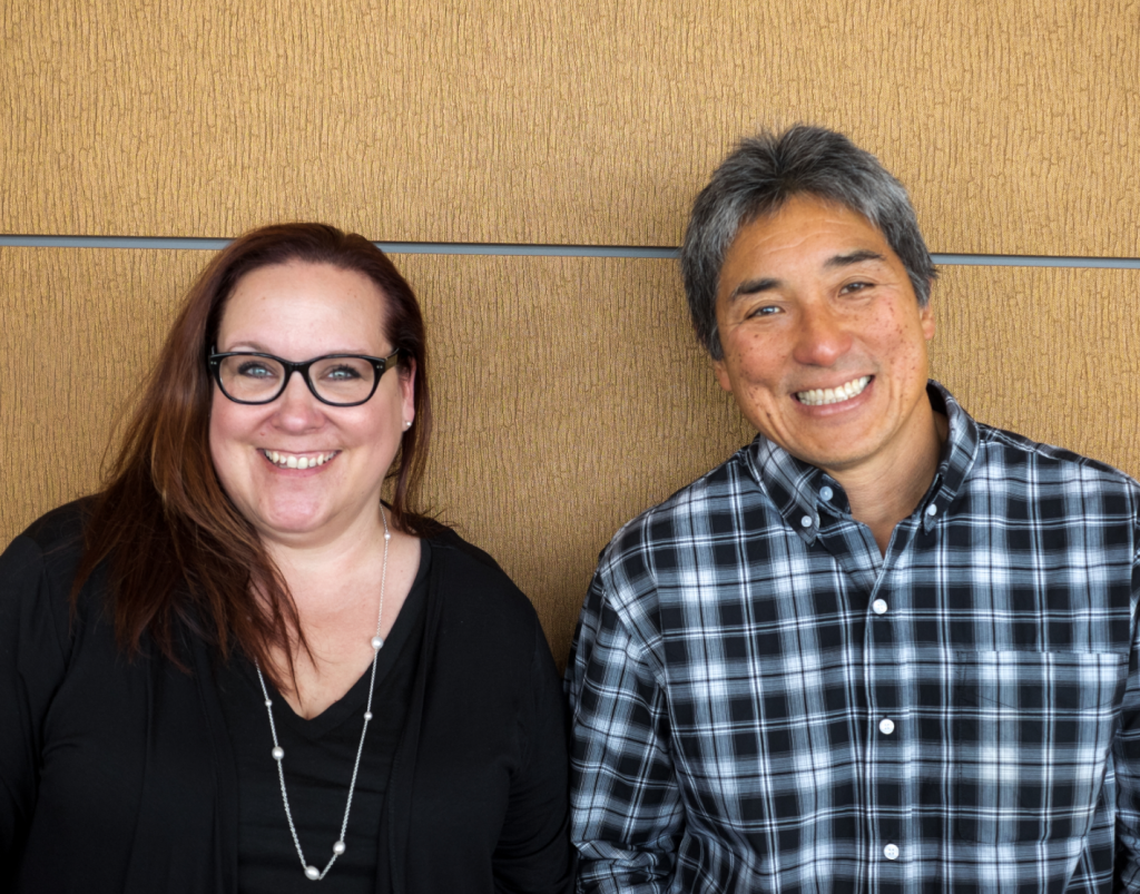 Peg Fitzpatrick and Guy Kawasaki