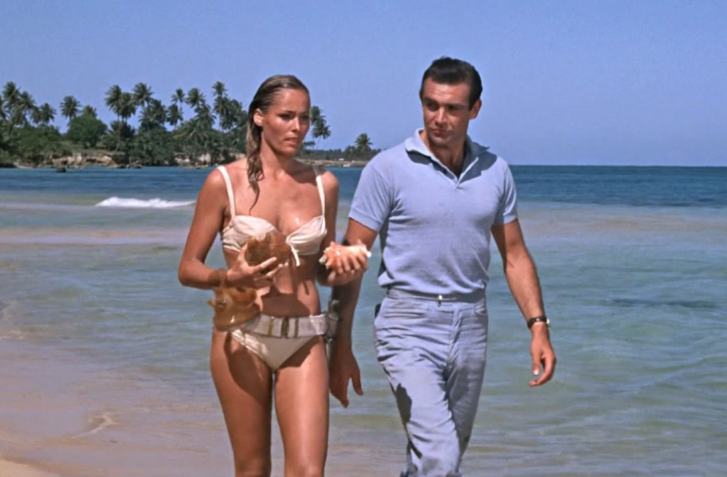Sean Connery and Ursula Andress - Dr. No - James Bond