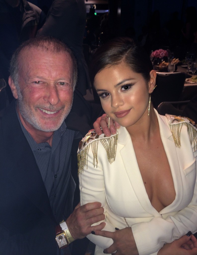 Bruce with Selena Gomez